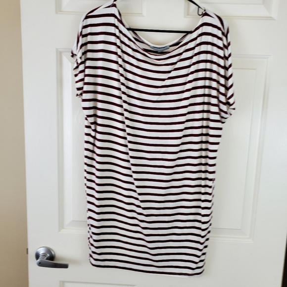 Emma's Closet Tops - Emma's Closet Striped Tunic/Long T-Shirt